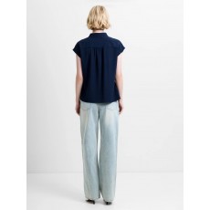 French Connection Codie Pleated Button Down Top French Connection Codie Pleated Button Down Top