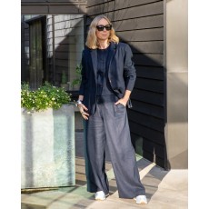 Chalk Jasmine Stripe Trouser Chalk Jasmine Stripe Trouser
