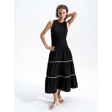 French Connection Kaylie Jia Mix Ric Rac Midi Dress French Connection Kaylie Jia Mix Ric Rac Midi Dress