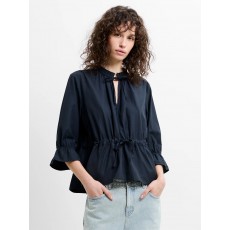 French Connection Era Poplin Ruffle Collar Top French Connection Era Poplin Ruffle Collar Top