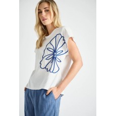 Marie Mero T-shirt with embroidery Marie Mero T-shirt with embroidery