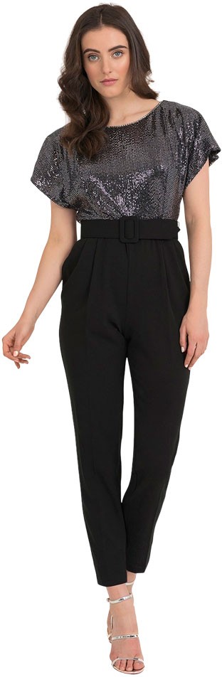 Joseph Ribkoff Black/Silver Jumpsuit - Partywear - Barbours