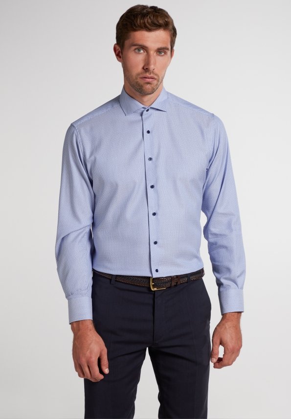 Eterna Shirt Blue/White - Shirts - Barbours