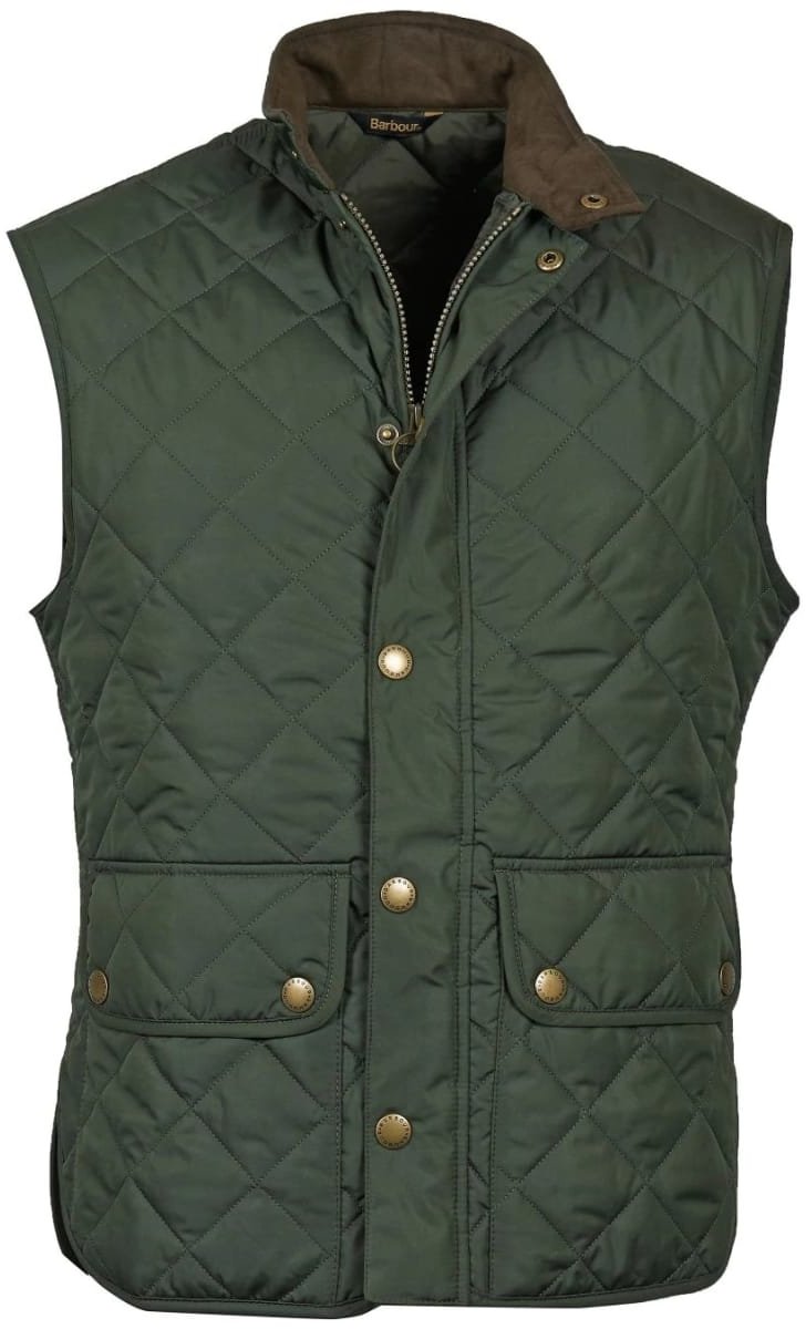 Barbour men's wax lowerdale on sale gilet