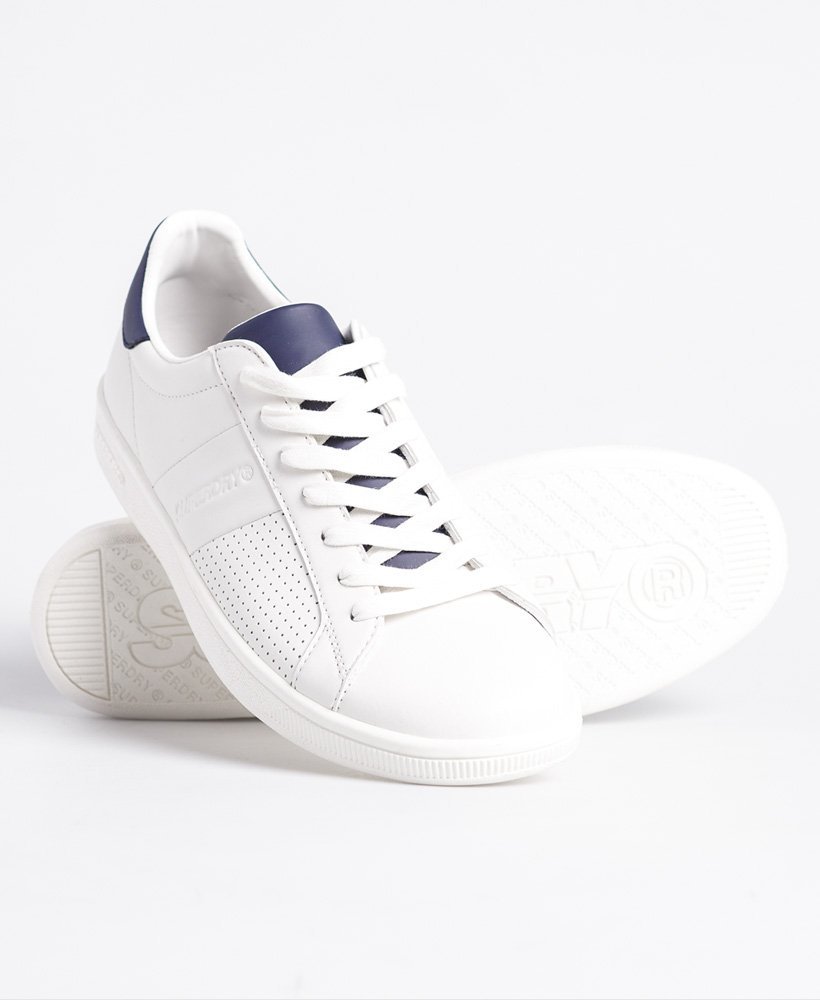 Superdry hotsell white plimsolls