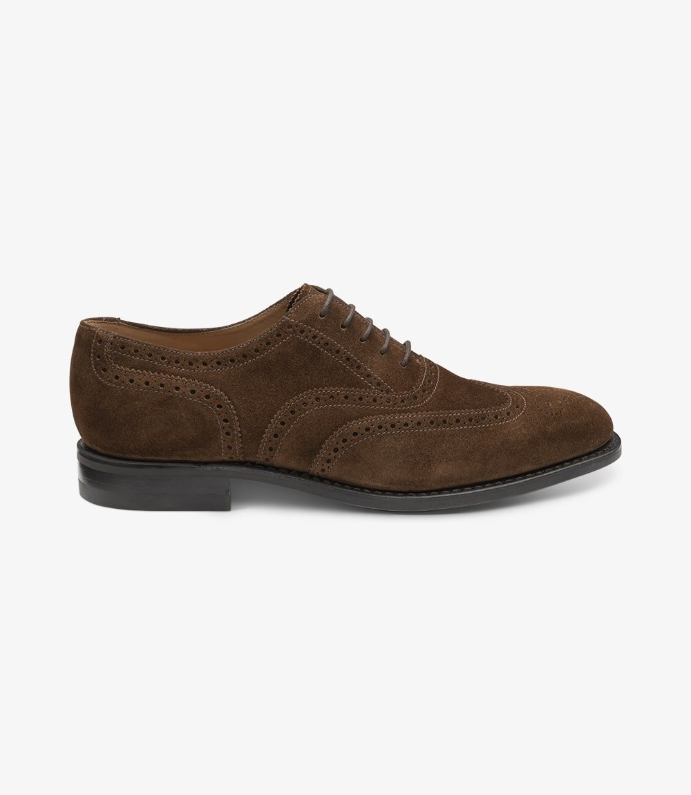 Loake 302 Oxford Suede Brogue - Casual - Barbours