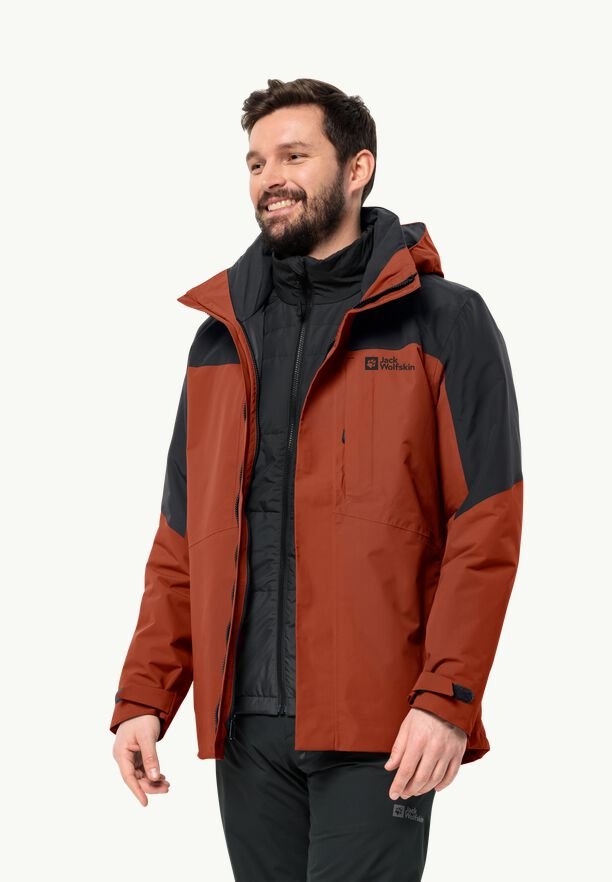 Orange jack wolfskin jacket online