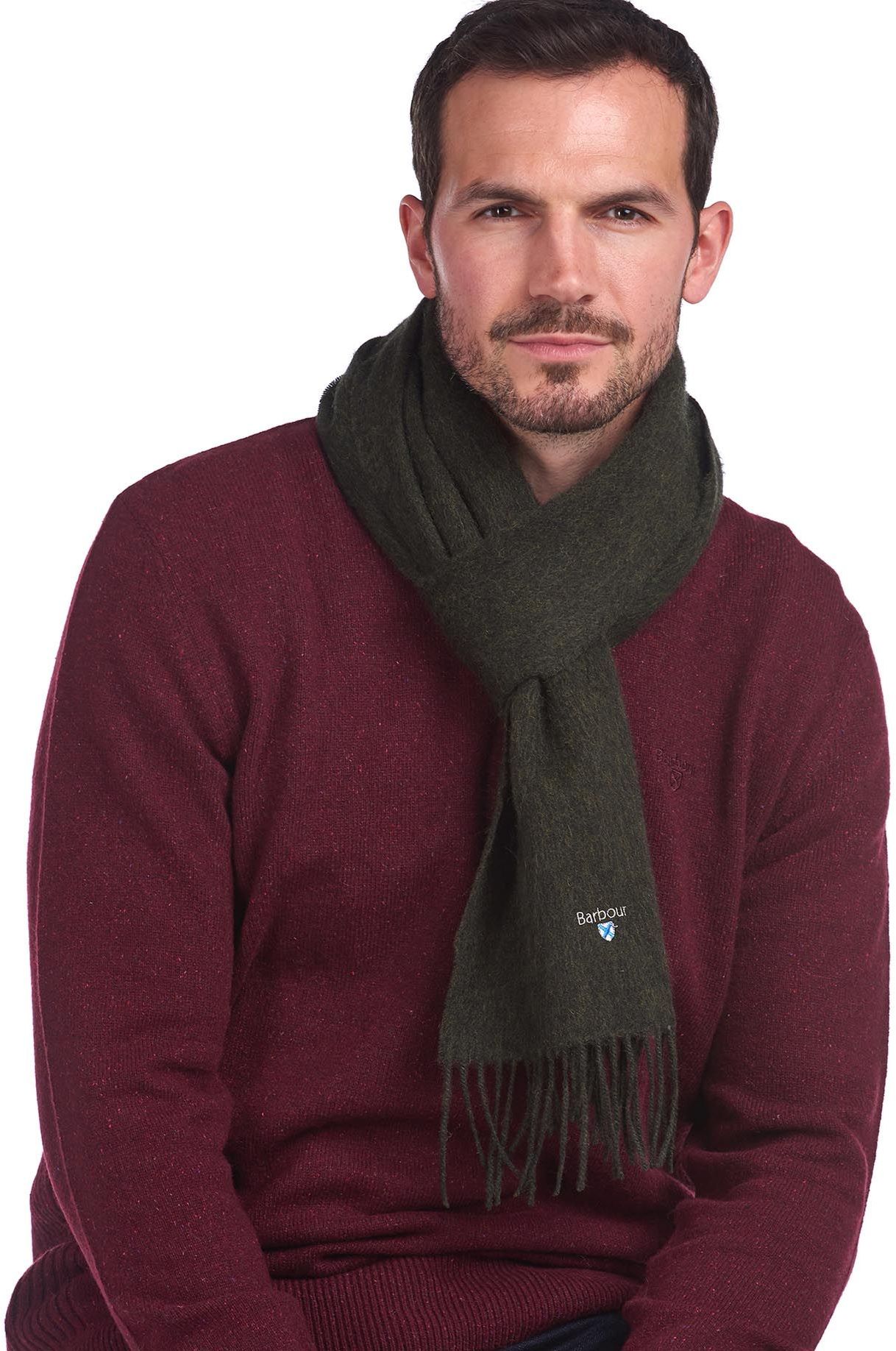 Barbour Plain Lambswool Scarf - Gifts - Barbours