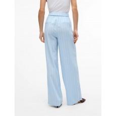 Vero Moda Mindy Wide Pinstripe Linen Trousers