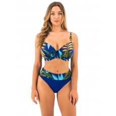 Fantasie Pichola Underwire Gathered Full Cup Bikini Tropical Blue