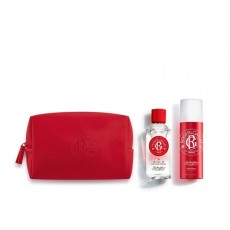 Roger & Gallet Fathers Day JMF Red Wash Bag EdC 100ml Deo Spray 50ml