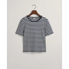 Gant Slim Striped 1x1 Ribbed LS T-Shirt