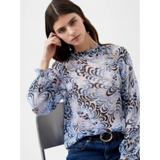 French Connection Dia Hallie Crinkle Blouse