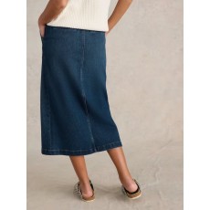 White Stuff Maren Denim Midi Skirt