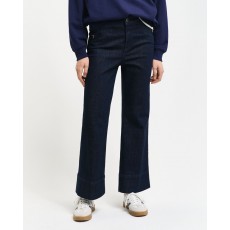 Gant Creased Denim Cropped Jeans