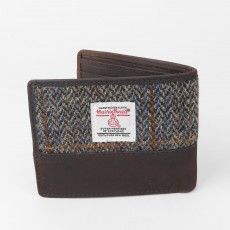 Harris Tweed Wallet Brown