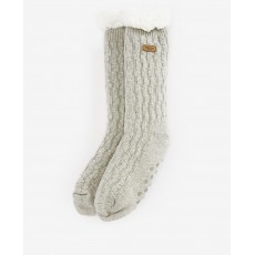 Barbour Cable Knit Lounge Socks