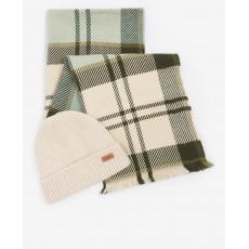 Barbour Pendle Beanie & Blair Scarf Gift Set