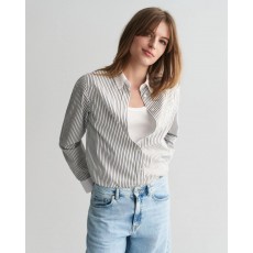 Gant Reg Contrast Collar Striped Shirt