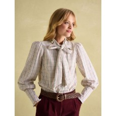 Joules Everly Tie Neck Blouse