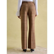 Joules Tweed Wide Leg Trouser