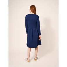 WhiteStuff Marsia Denim Jersey Dress