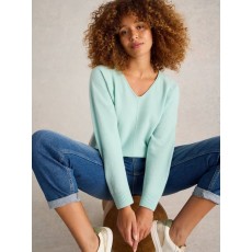 WhiteStuff Verity V Neck Cashmere Jumper