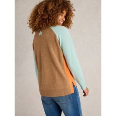 WhiteStuff Verity V Neck Cashmere Jumper