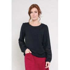 Nomads Plain Lace Trim Top