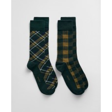 Gant Check Socks 2-Pack Gift Box