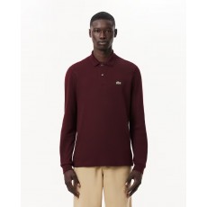 Lacoste Long Sleeved ribbed Collar Shirt