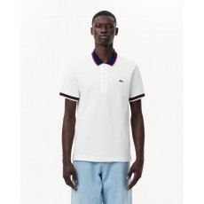 Lacoste Short Sleeved Rib Collar Shirt