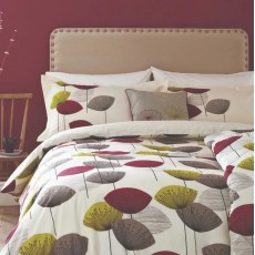 Sandersons Options Dandelion Clocks Duvet Cover Set Blackcurrant