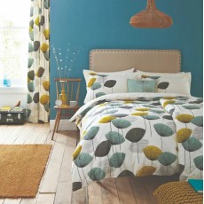 Sandersons Options Dandelion Clocks Duvet Cover Set Chaffinch