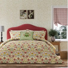 Morris & Co Rose Green & Rose Bed Set