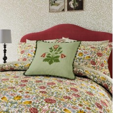 Morris & Co Rose Green & Rose Bed Set