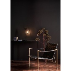 Tower Table Lamp Black & Copper