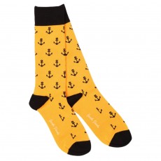 Swole Panda Yellow Anchor Socks