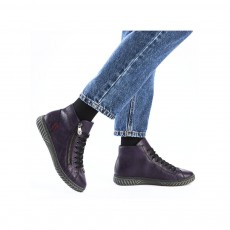 Rieker Flat Lace up Boot