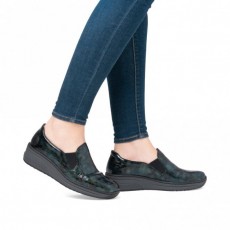 Rieker Patent  Slip on Shoe