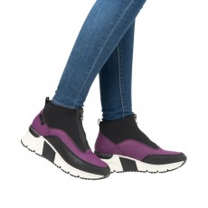 Rieker Zip Up Platform Trainer