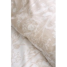 Bianca Brushed Floral Toile Duvet Set Natural