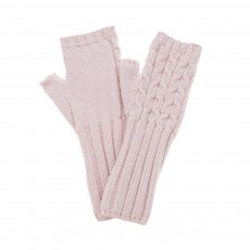 Parklane Fingerless Gloves Pink