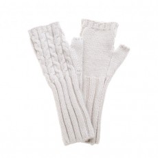 Parklane Fingerless Gloves Stone