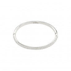 Pilgrim Focus Recycled Bangle Silver-Plated