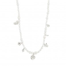 Pilgrim Intent Pearl Necklace Silver-Plated