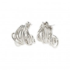 Pilgrim Pamela Recycled Earrings Silver-Plated