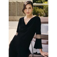 Frank Lyman Top Black