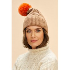 Powder-Ingrid Bobble Hat-Cappuccino