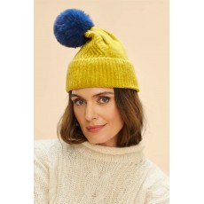 Powder-Ingrid Bobble Hat-Chartreuse